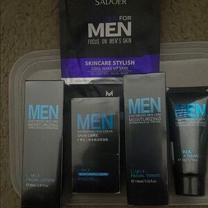 Men's Skincare Set - Black